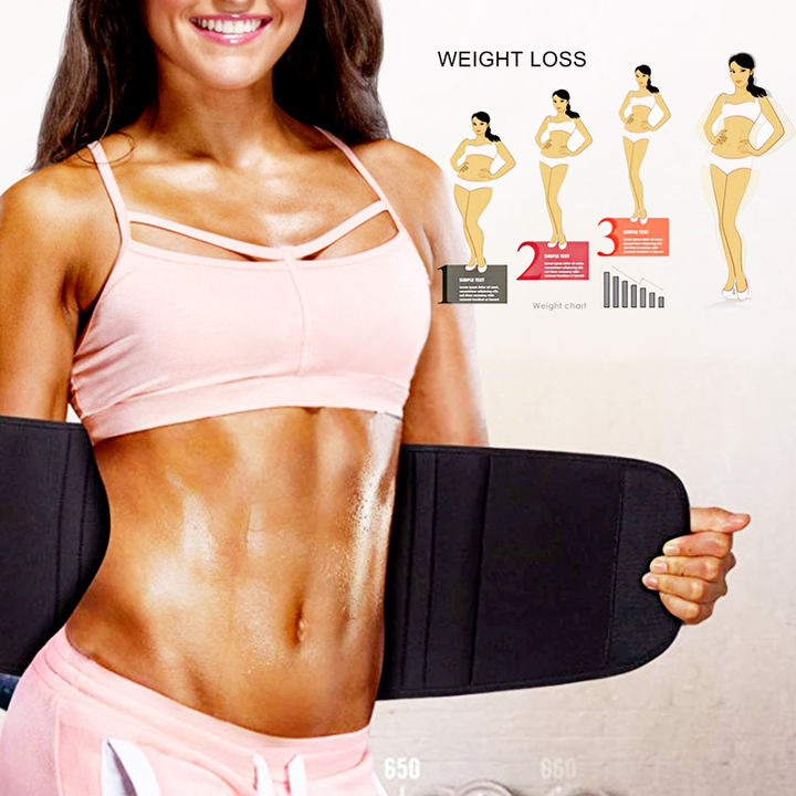 Women Waist Trainer Strap Tummy Control Cincher Abdomen Trimmer Sauna Sweat Workout Girdle Body Shaper Belly Band Sports Belt Large-Scale Manufacturing