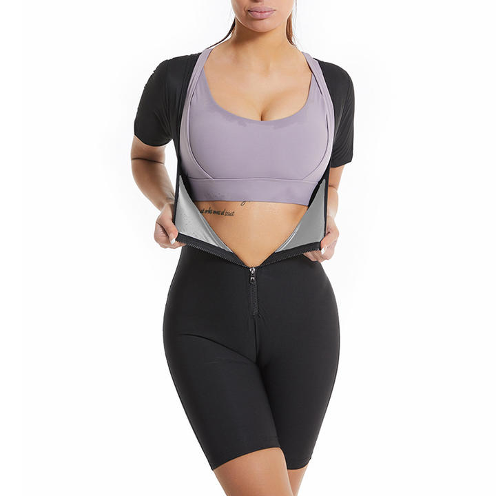 Women's Running Fitness Sweating Clothes Body Shaping Body Tightening Clothes Sports bodysuits Body Shaping Clothes