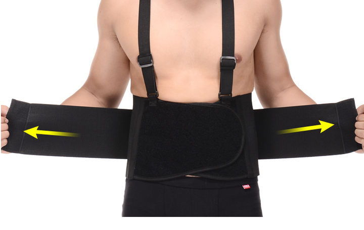 Working Support Back Brace with Adjustable Straps for Heavy Lifting Safety