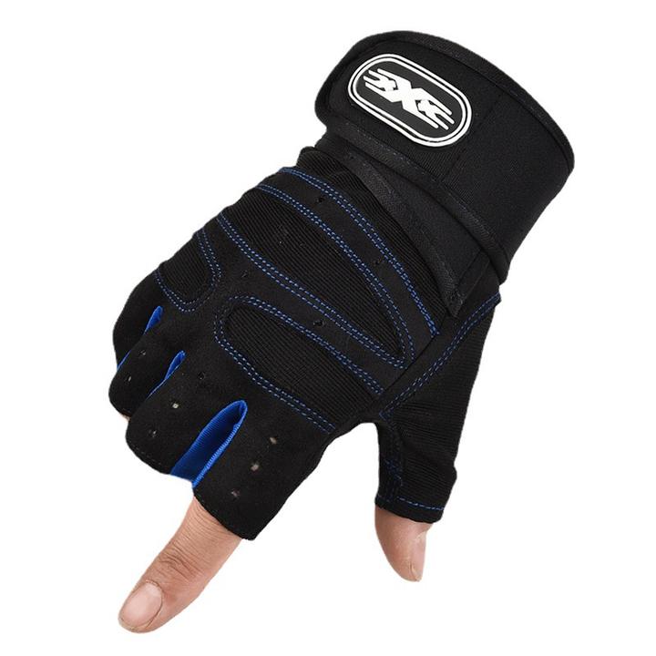 Workout gym gloves Wholesale leather half finger workout gym fitness weight lifting gloves men and women