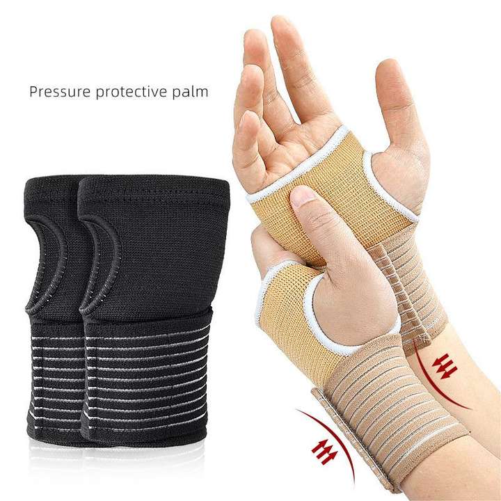 Wrap pressure hand brace Fitness Tennis adjustable strap wrist brace