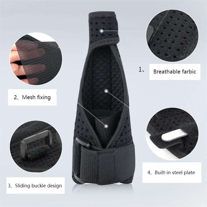 Wrist sprain fracture tendon sheath protection thumb Adjustable steel bar support mesh breathable hand protection