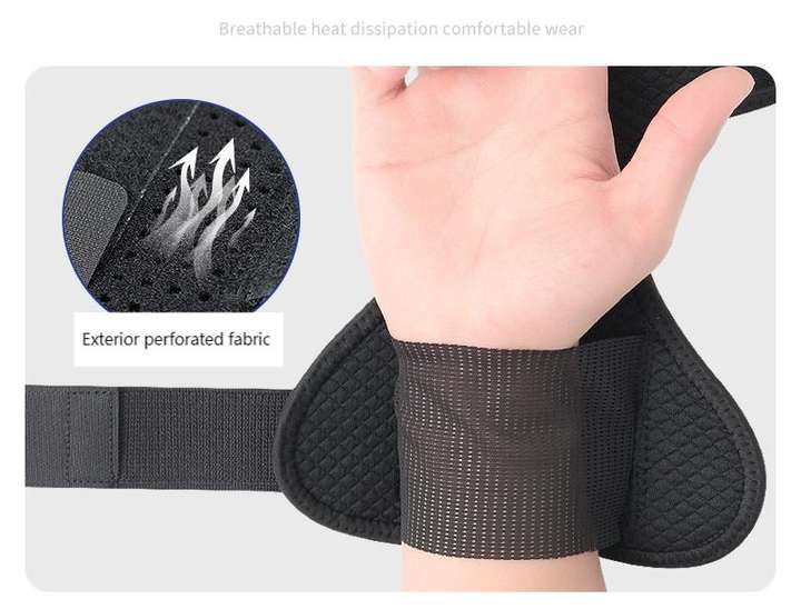 Wrist sprain fracture tendon sheath protection thumb Adjustable steel bar support mesh breathable hand protection