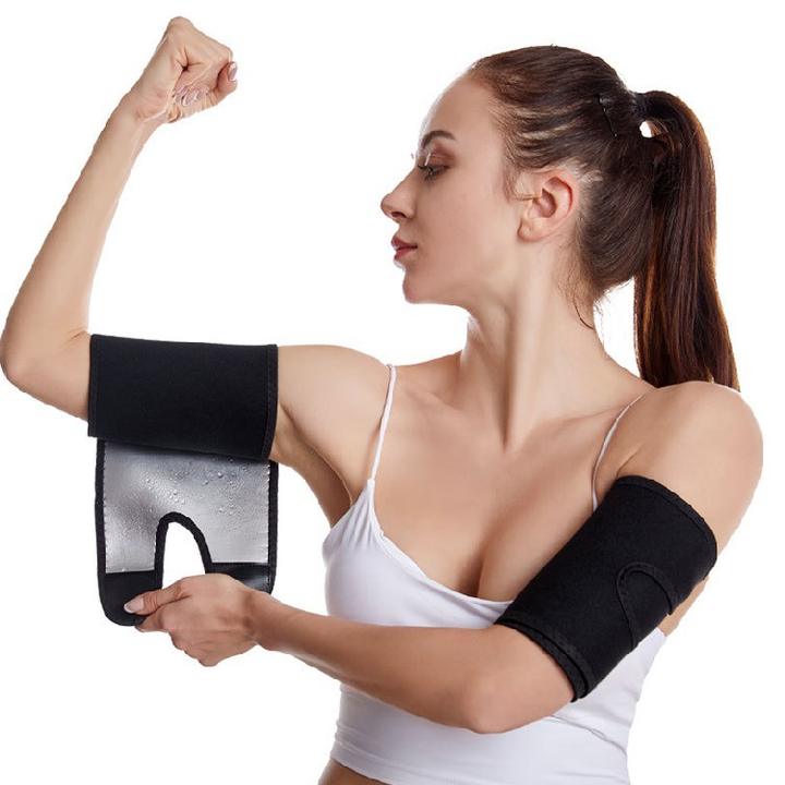 Yoga Silver Coating Neoprene Sauna Arm Trimmers Wraps Arm Slimming Shaper B2B Factory Pricing Supplier