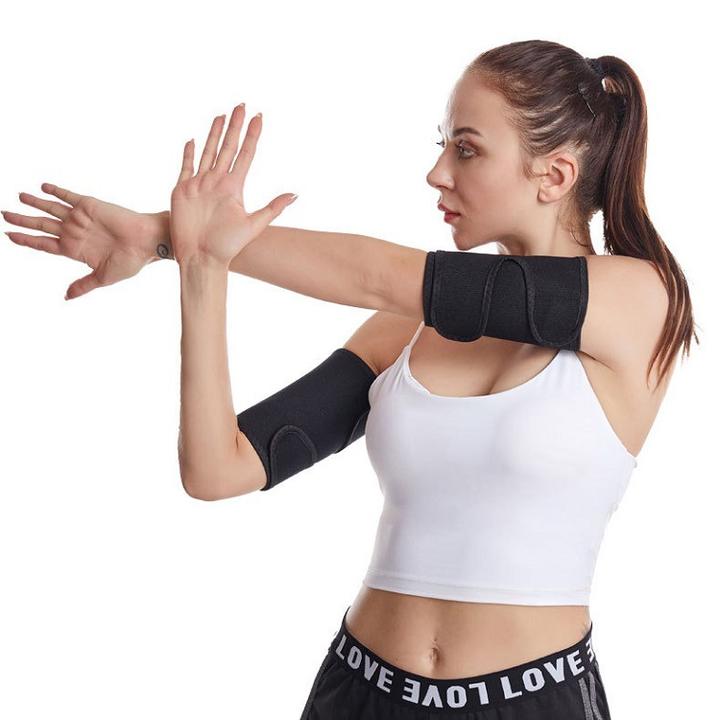 Yoga Silver Coating Neoprene Sauna Arm Trimmers Wraps Arm Slimming Shaper B2B Factory Pricing Supplier