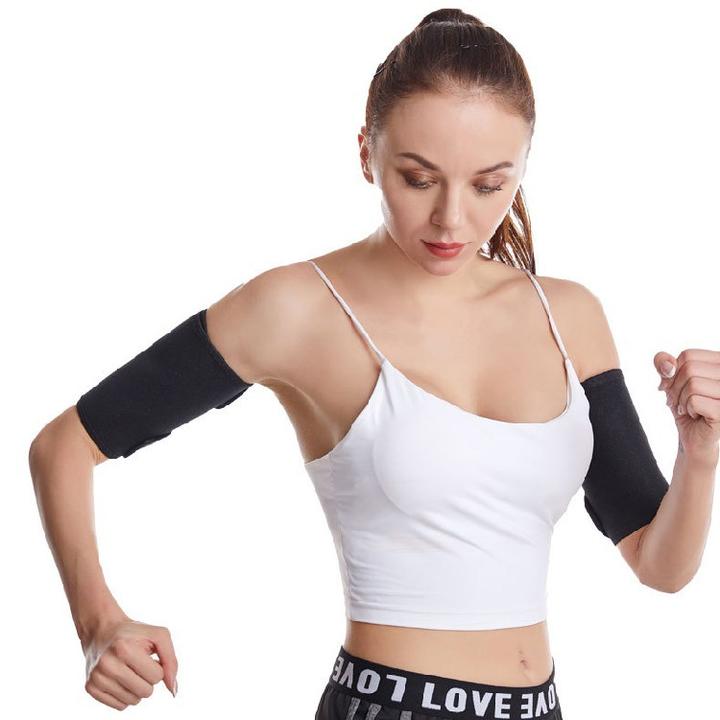 Yoga Silver Coating Neoprene Sauna Arm Trimmers Wraps Arm Slimming Shaper B2B Factory Pricing Supplier