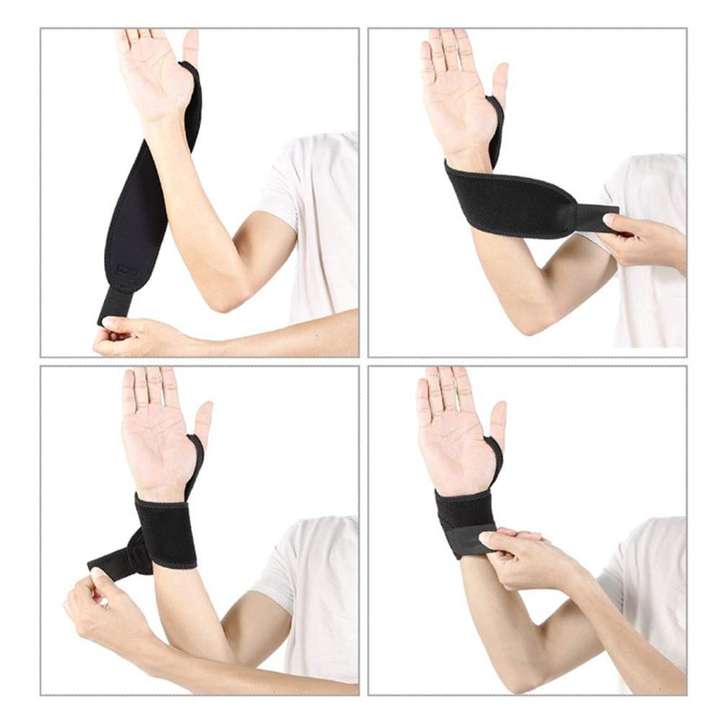 Adjustable Wrist Guard Band Brace Support Carpal Tunnel Sprains Strain Gym Strap Sports Pain Relief Wrap Bandage Wholesale Distribution Center B2B