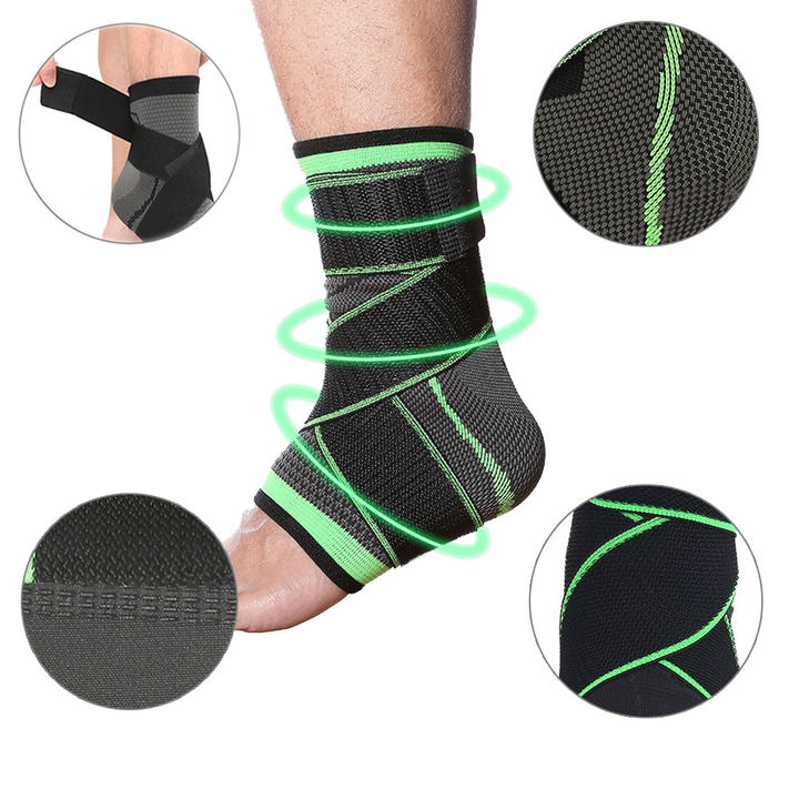 Ankle brace Sport Compression Sleeve Foot Drop Bandaged Ankle Support Brace Bulk Orders Factory