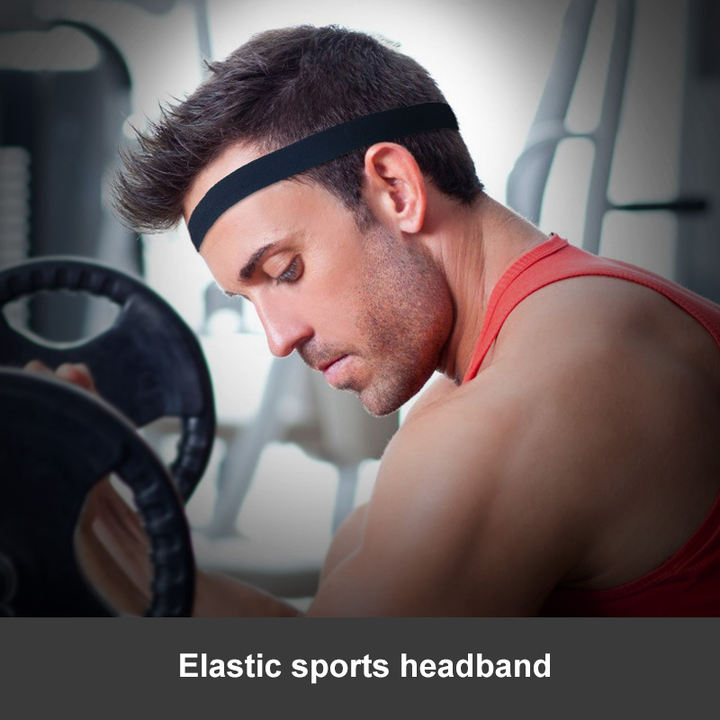 Anti-slip sweat band hair band high quality yoga gym training basketball hairband China Supplier Custom Solutions