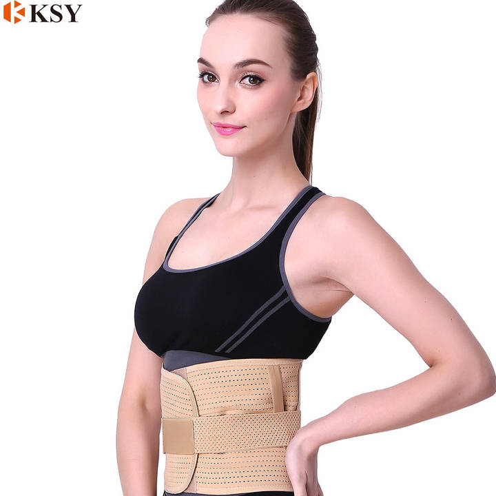 Breathable high  quality waist support and waist back support and lumbar brace belt China Factory Direct