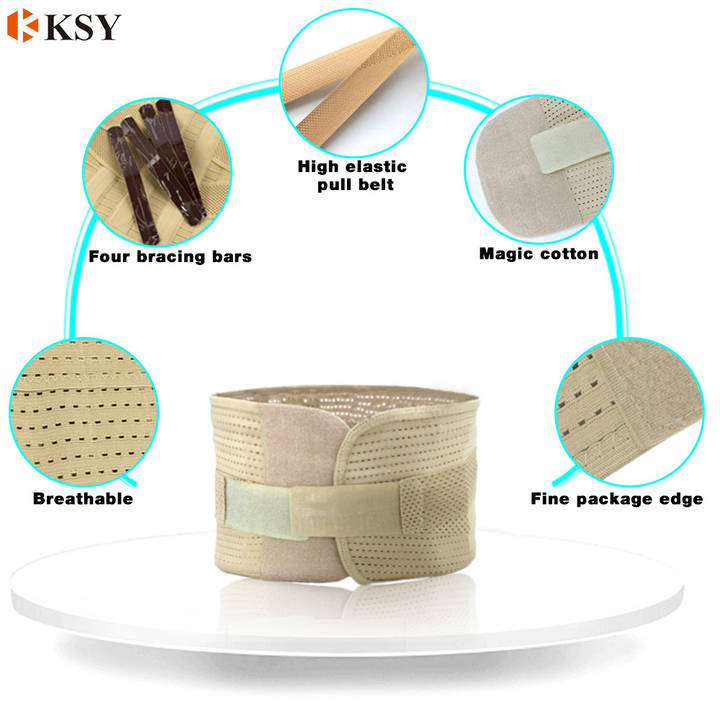 Breathable high  quality waist support and waist back support and lumbar brace belt China Factory Direct