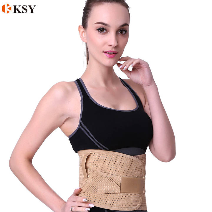 Breathable high  quality waist support and waist back support and lumbar brace belt China Factory Direct