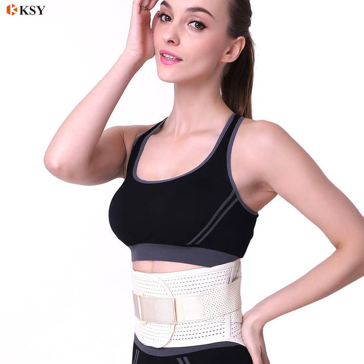 breathable mesh adjustable back waist support belt and lumbar brace belt and back support belt