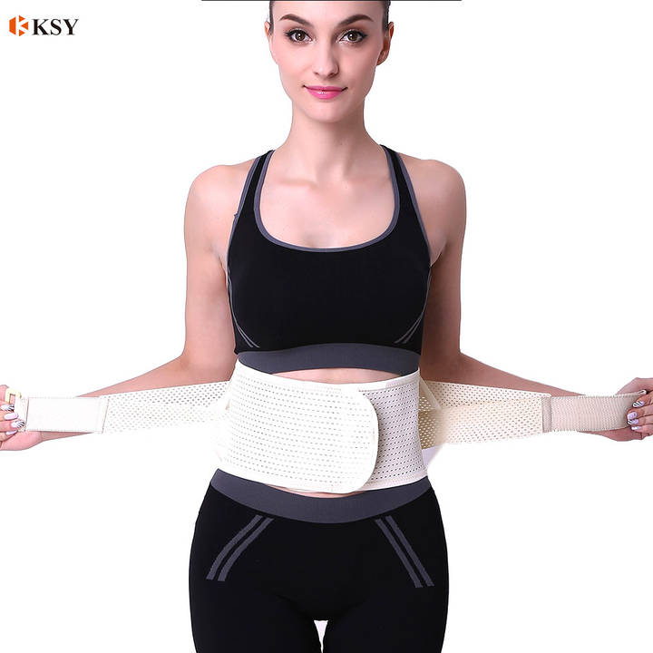 breathable mesh adjustable back waist support belt and lumbar brace belt and back support belt