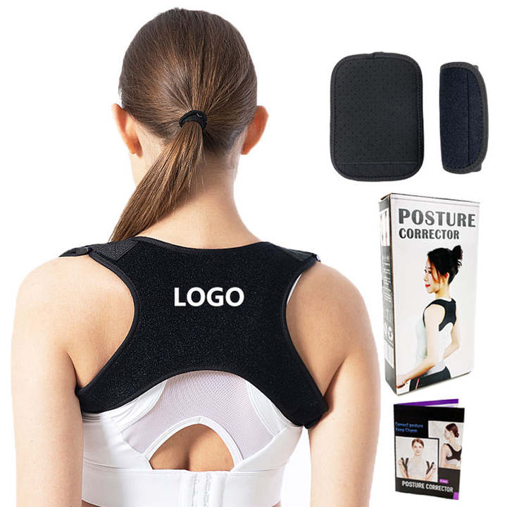 Clavicle poster corrector adjustable shoulder back support posture corrector with should support for men and women Export Wholesale