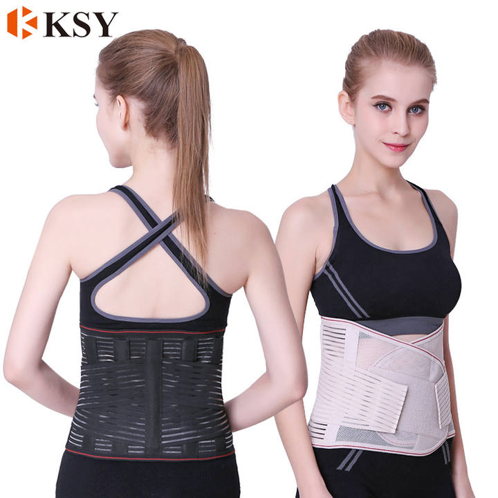 Comfortable pressure lumbar waist support and breathable adjustable waist support and comfortable exercise waist support belt Discount Factory Services