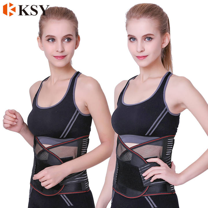 Comfortable pressure lumbar waist support and breathable adjustable waist support and comfortable exercise waist support belt Discount Factory Services