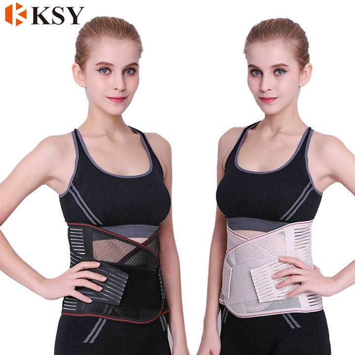 Comfortable pressure lumbar waist support and breathable adjustable waist support and comfortable exercise waist support belt Discount Factory Services