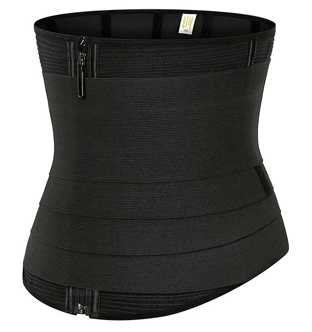 Detachable bandage gym sports girdle zipper body shaper women waist trainer belt China Industrial Supplier