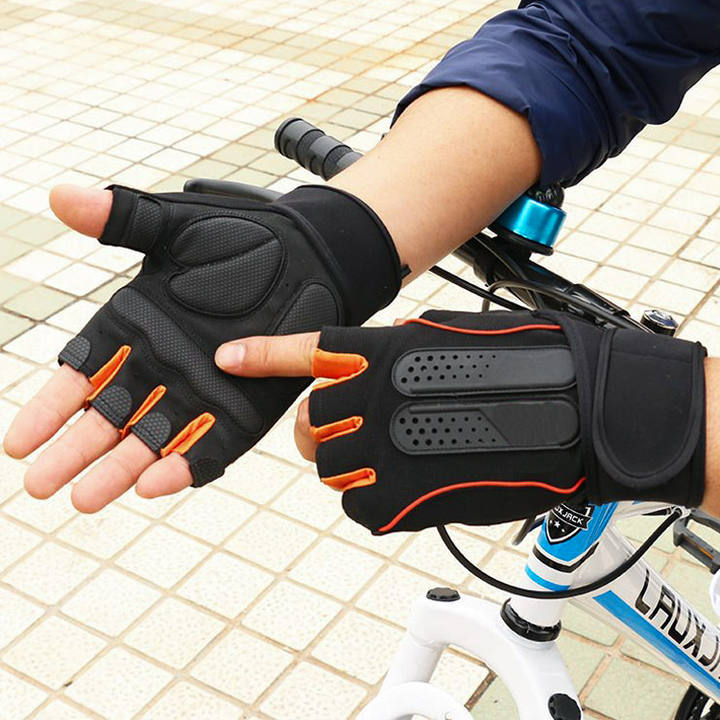 hot sale Half Finger Fitness Glove Wrist Wrapped Lifting Gloves for Strength Training