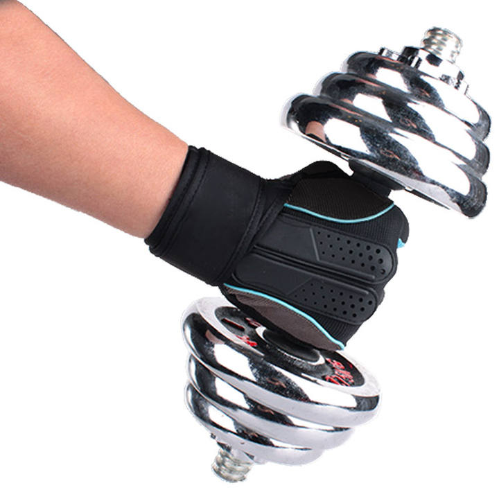 hot sale Half Finger Fitness Glove Wrist Wrapped Lifting Gloves for Strength Training