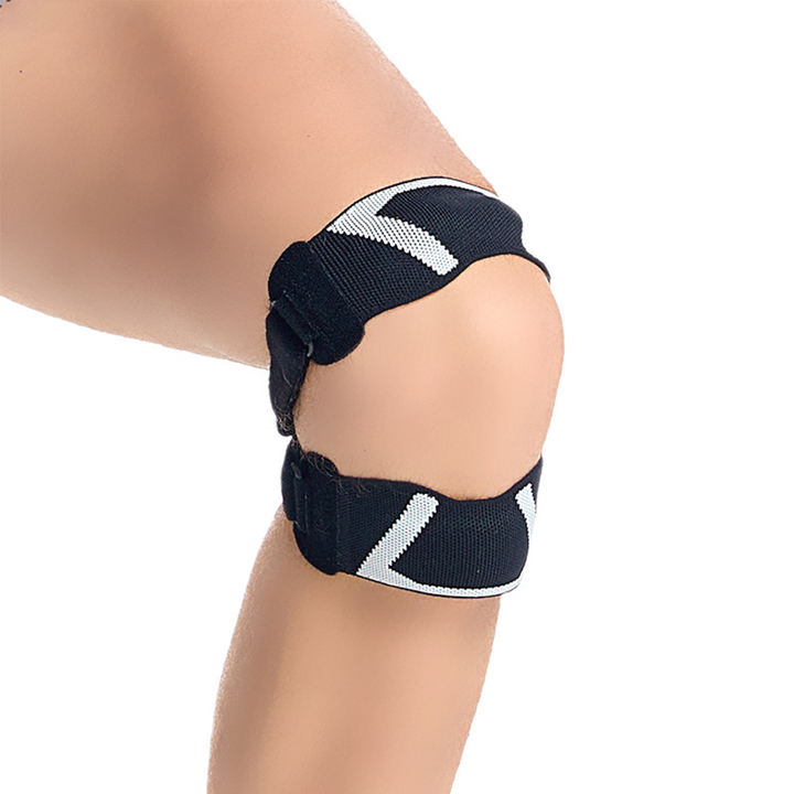 Machine bidirectional compression adjustment strap knee protection fitness exercise shock-absorbing meniscus protector Product Manufacturing Excellence