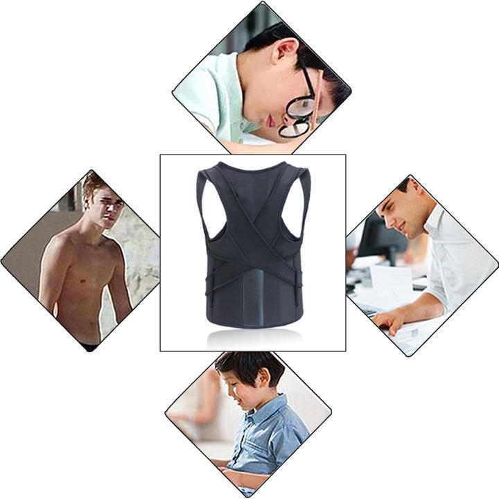 man woman posture corrector for lower back lumbar spine posture corrector back straightener