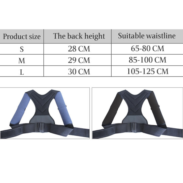 Orthopedic Adjustable Back Correction Belt Comfortable Soft Strip Posture Corrector Back Large Volume Factory