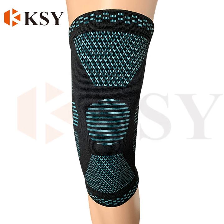 polyester spandex knee support pad high elastic short keen sleeves