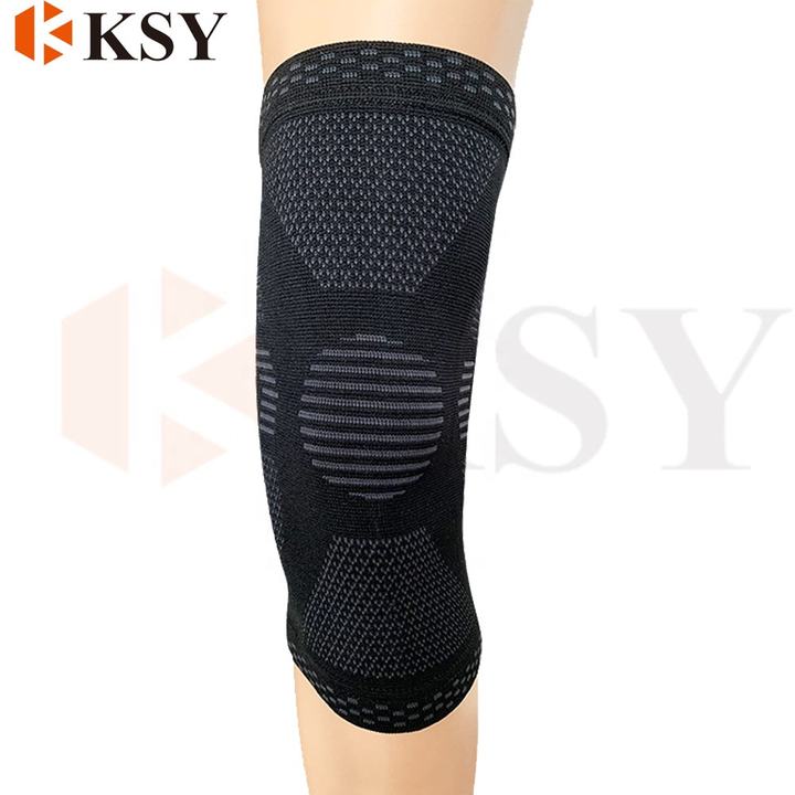 polyester spandex knee support pad high elastic short keen sleeves