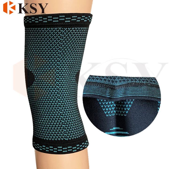 polyester spandex knee support pad high elastic short keen sleeves