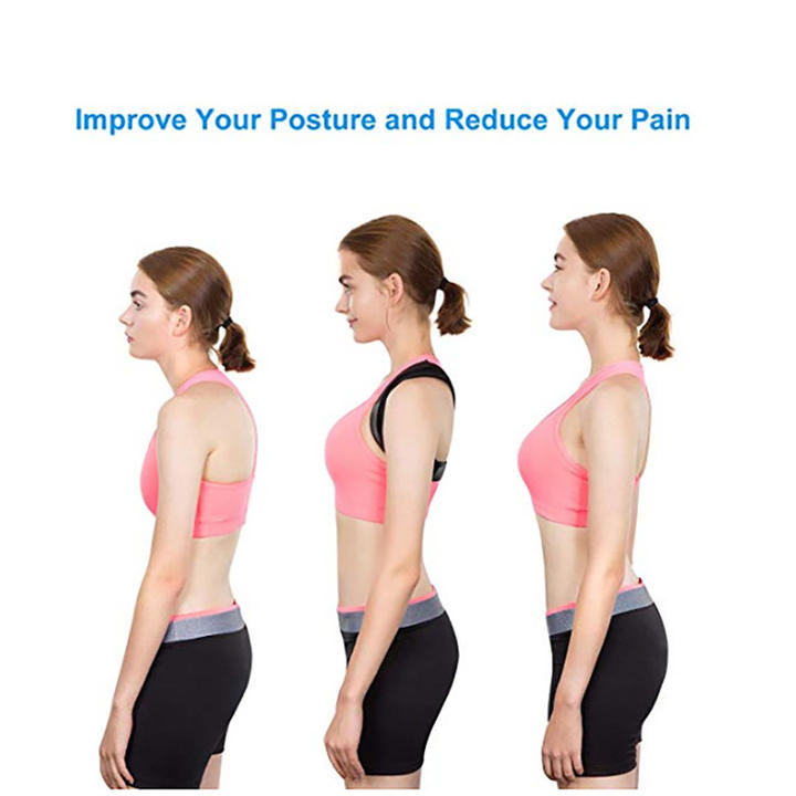 Unisex Adjustable posture corrector de postura correct bad posture belt shoulder Low-Cost Manufacturing