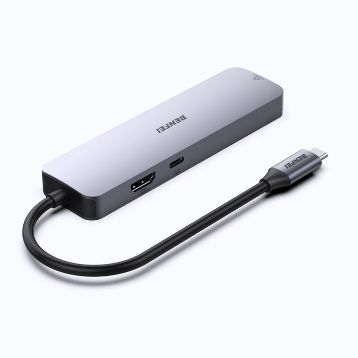 6-IN-1 USB-A/USB-C MULTI-PORT HUB 4K 60Hz HDMI PD 100W  1000Mbps Ethernet  USB3.0x3 Bulk Orders