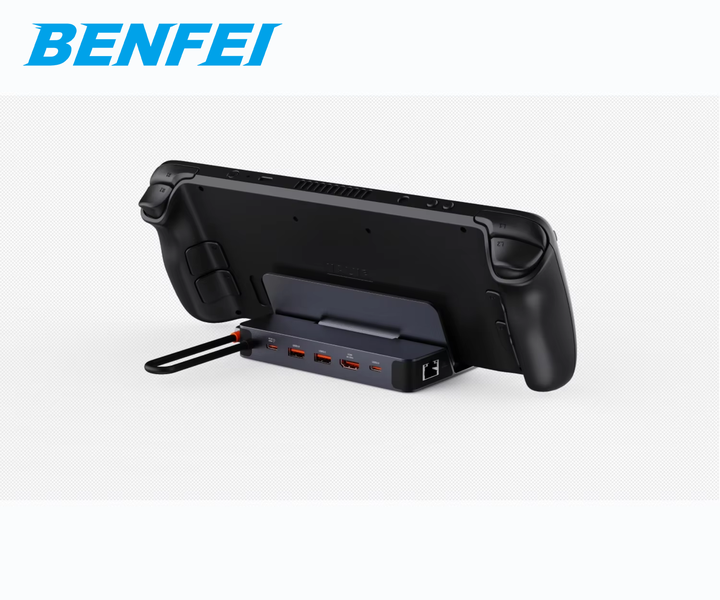 BENFEI 6-in-1 Steam Docking Station with HDMI 2.0, 2 USB 3.0, 100W USB-C Charging Port Compatible, RJ45 1000M