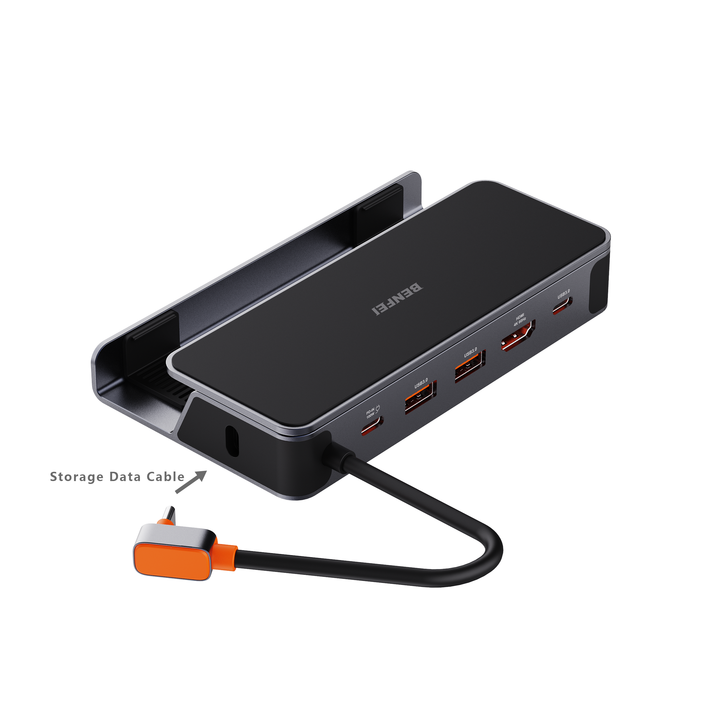 BENFEI 6-in-1 Steam Docking Station with HDMI 2.0, 2 USB 3.0, 100W USB-C Charging Port Compatible, RJ45 1000M