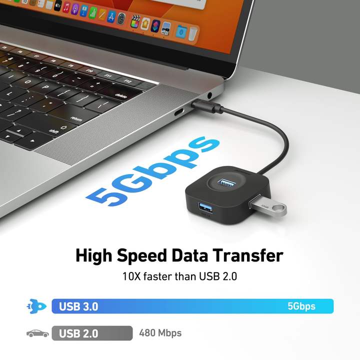 BENFEI Best Spot Price USB C Hub, 4 Ports USB 3.0 Hub with 5Gbps Data Transfer, USB C Splitter for Type C device. Large Order Wholesale Outlet