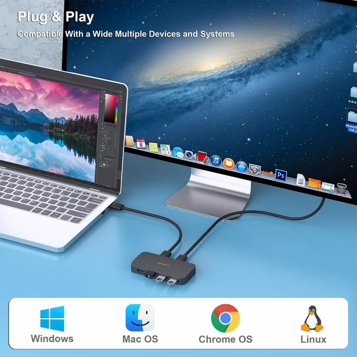 USB 3.0 Switch, USB Switcher 2 Computers Share 4 USB for PC Mouse Keyboard Printer Scanner, USB KVM Switch Selector Direct from Factory
