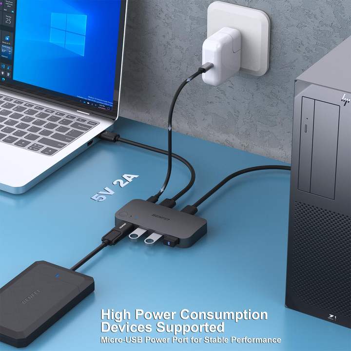 USB 3.0 Switch, USB Switcher 2 Computers Share 4 USB for PC Mouse Keyboard Printer Scanner, USB KVM Switch Selector Direct from Factory