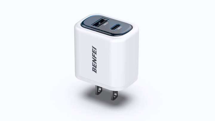 BENFEI  20W PD Charger  US Plug  USB Type C  Mobile  Fast Charging Wall Charger For  Phone13 14 15   Factory Customize LOGO