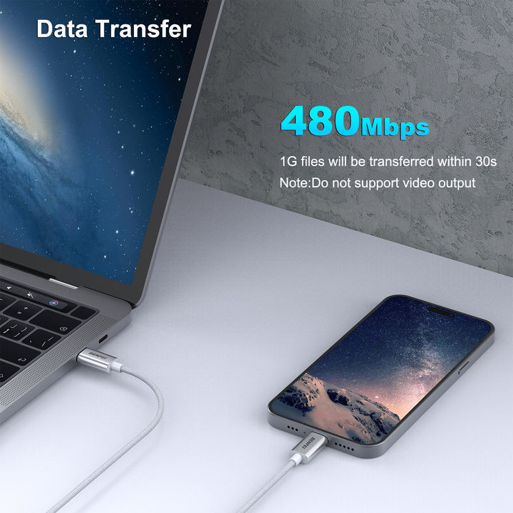 BENFEI USB C Fast Charging Cable(100W3.3ft), Aluminum Shell, Woven Design, Tangle-Free for iPhone, Fast Charging Cable Type C. Industrial Exporter Factory