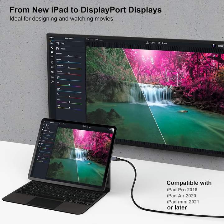 BENFEI USB-C to DisplayPort Cable(8K@60Hz 4K@144Hz), USB Type-C to DisplayPort Cable China Factory Supply Trade