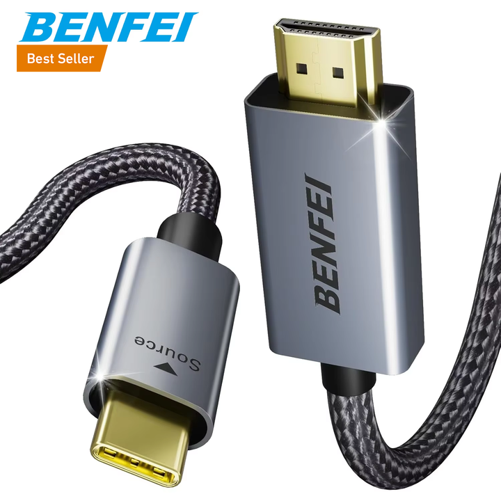 BENFEI USB C to HDMI 2.1 Cable 8K@60Hz, 4K@240Hz, 6ft, Aluminum Shell, Nylon Braided China Supplier Custom Solutions