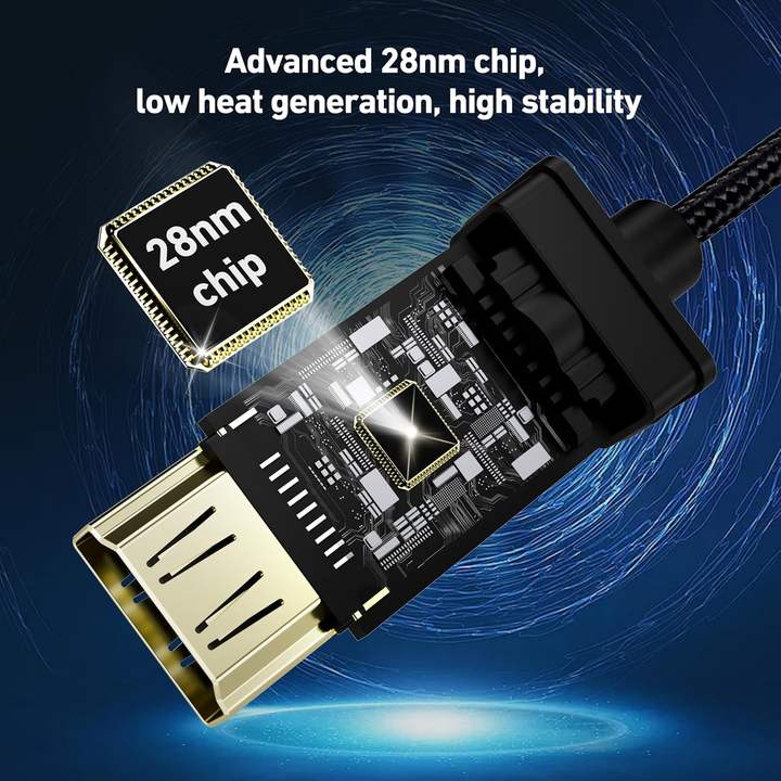 BENFEI USB C to HDMI 2.1 Adapter (8K@60Hz, 4K@240Hz, Aluminum Shell, Nylon Braided) Compatible with iPhone 15/16 Pro/Max Factory to Consumer Hub
