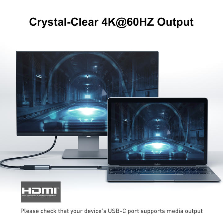 BENFEI USB C to HDMI Adapter 4K 60Hz [Thunderbolt 3/4 Compatible] with iPhone 15 Pro/Max Factory Direct Sales Export