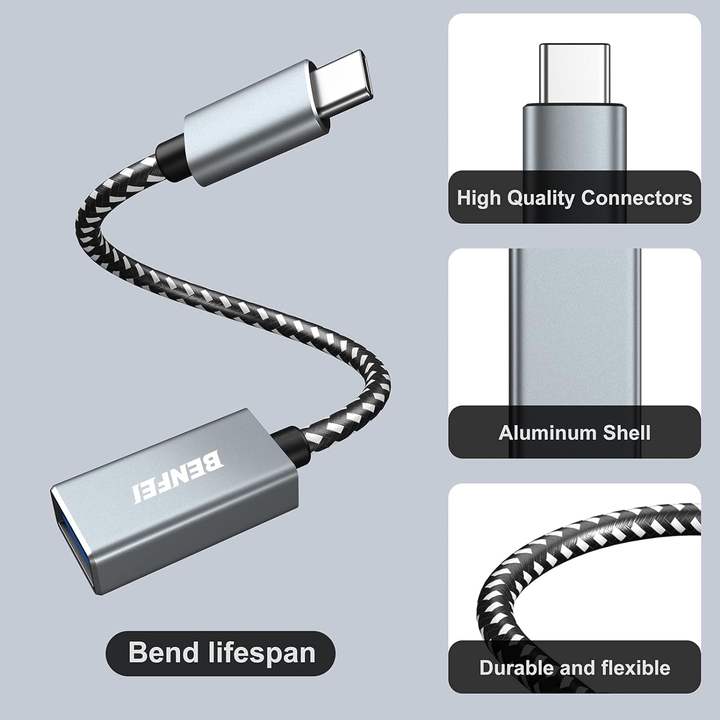 BENFEI USB C to USB 3.0 Adapter, 2 Pack USB C to A Male to Female Adapter, OTG Type C. Large Order Wholesale Distributor