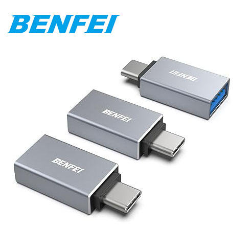 BENFEI USB C to USB 3.0 Adapter 3 Pack USB C to A Male to Female Adapter