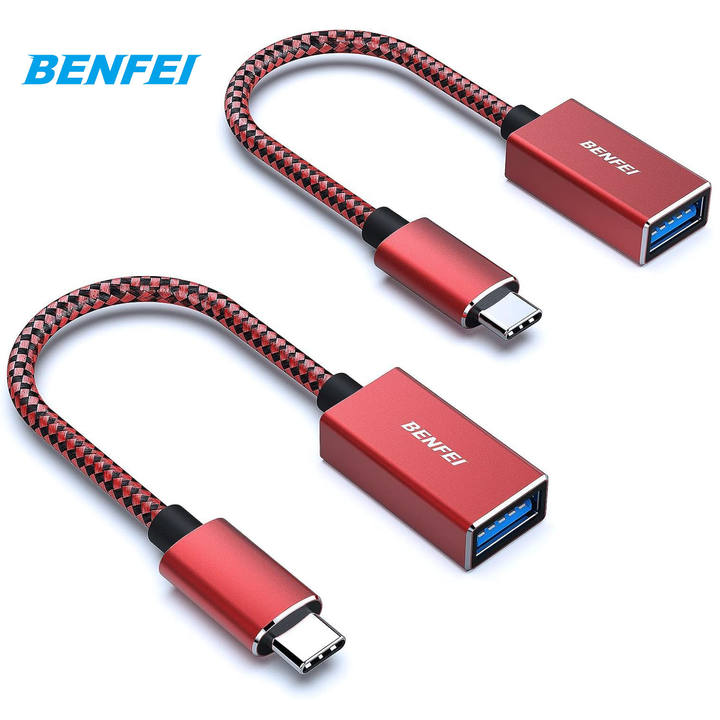 BENFEI USB C to USB 3.0 Adapter 2 Pack USB C to A Male to Female Adapter  OTG Type C. Supplier Wholesale