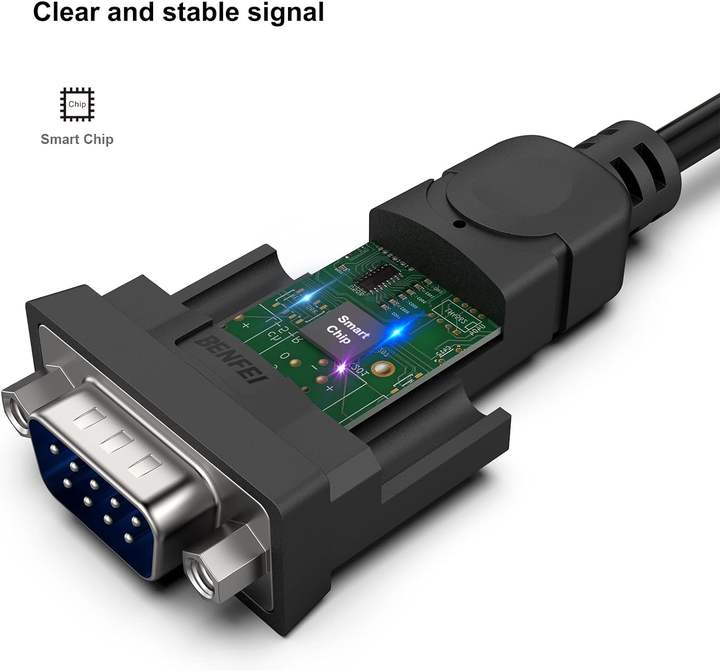 BENFEI USB to Serial 1.8 Meter, USB to RS-232 Male (9-pin) DB9 Serial Cable, Win1/10/8.1/8/7, Mac OS X 10.6 and Above Large Order Wholesale Export
