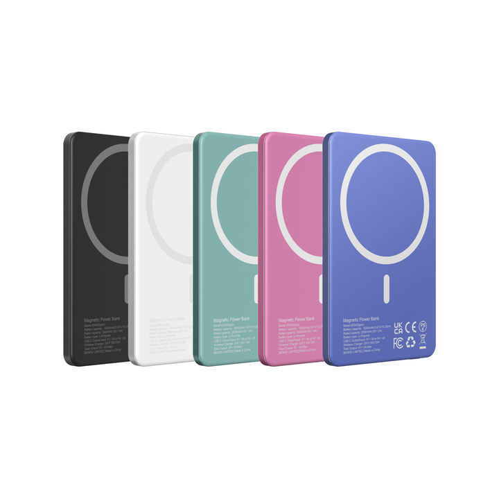 BENFEI Wholesale Power Bank, Wireless Charging Power Bank 5000mah, Magnetic Power Bank, Small Power Bank. OEM Wholesale