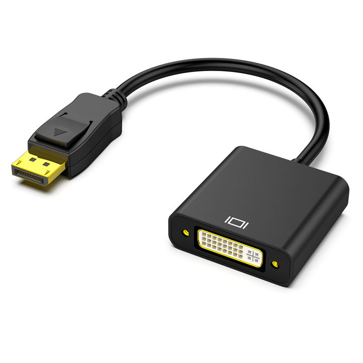 Customize DisplayPort to DVI Adapter, Display Port to DVI-D Converter Male to Female Black Compatible for Lenovo, Dell, HP Custom Manufacturing B2B